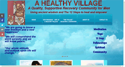 Desktop Screenshot of ahealthyvillage.com